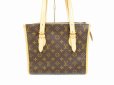 Photo2: LOUIS VUITTON Monogram Leather Brown Tote Bag Purse Popincourt Haut #6199 (2)