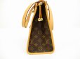 Photo3: LOUIS VUITTON Monogram Leather Brown Tote Bag Purse Popincourt Haut #6199