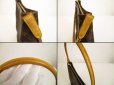 Photo7: LOUIS VUITTON Monogram Leather Brown Shoulder Bag Purse Looping GM #6204