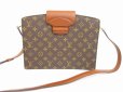 Photo1: LOUIS VUITTON Monogram Leather Brown Messenger&Cross-body Bag Courcelles #6223 (1)