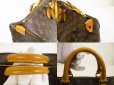 Photo7: LOUIS VUITTON Monogram Leather Brown Hand Bag Purse Speedy40 #6226