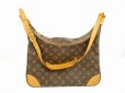 Photo1: LOUIS VUITTON Monogram Leather Brown Shoulder Bag Purse Boulogne 35 #6231 (1)