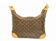 Photo2: LOUIS VUITTON Monogram Leather Brown Shoulder Bag Purse Boulogne 35 #6231 (2)