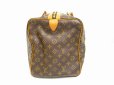 Photo3: LOUIS VUITTON Monogram Leather Brown Duffle&Gym Bag Sac Souple 45 #6233