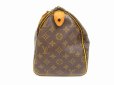 Photo4: LOUIS VUITTON Monogram Leather Brown Hand Bag Purse Speedy30 #6234