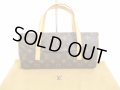 LOUIS VUITTON Monogram Leather Brown Hand Bag Purse Sonatine #6243