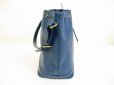 Photo4: LOUIS VUITTON Epi Leather Blue Shoulder Bag Purse Noe #6258