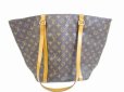 Photo1: LOUIS VUITTON Monogram Leather Brown Tote&Shoppers Bag Sac Shopping #6328 (1)