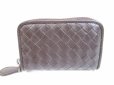 Photo2: BOTTEGA VENETA Intrecciato Leather Dark Brown Coin Purse #6329 (2)