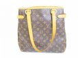 Photo2: LOUIS VUITTON Monogram Leather Brown Tote Bag Batignolles Vertical #6334 (2)