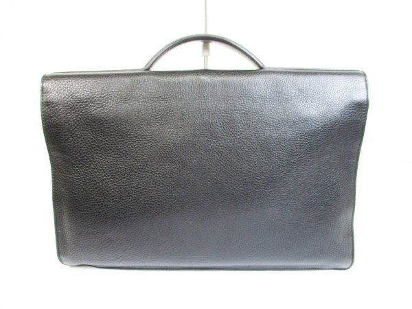 Photo2: GUCCI Leather Briefcase Business Case Hand Bag #6358