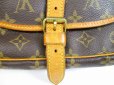 Photo8: LOUIS VUITTON Monogram Leather Brown Crossbody Bag Saumur MM 30 #6359