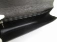 Photo8: LOUIS VUITTON Epi Leather Blacks Clutch Bag Document Cases #6368