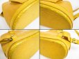 Photo6: LOUIS VUITTON Epi Leather Yellow Backpack Bag Purse Gobelins #6375