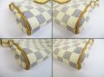 Photo6: LOUIS VUITTON Azur Leather White Evening Bag Pochette Eva W/Strap #6400