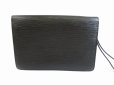 Photo2: LOUIS VUITTON Epi Leather Black Clutch Bag Purse Sellier Dragonne #6404 (2)