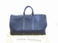 Photo1: LOUIS VUITTON Soft Epi Leather Black Duffle&Gym Bag Keepall 45 #6425 (1)