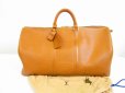 Photo1: LOUIS VUITTON Epi Leather Brown Duffle&Gym Bag Boston Bag Keepall 55 #6428 (1)