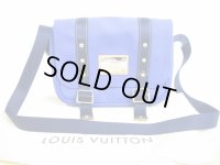 LOUIS VUITTON Cup Canvas Blue Messenger&Cross-body Bag Antigua PM #6442