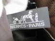 Photo10: HERMES Canvas Her Line Brown Hand Bag Tote Bag Purse Cabas #6444