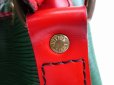 Photo11: LOUIS VUITTON Epi Leather Green&Red Shoulder Bag Purse Petite Noe #6448
