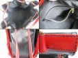 Photo8: LOUIS VUITTON Epi Leather Black&Red Shoulder Bag Purse Noe #6450