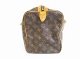 Photo3: LOUIS VUITTON Monogram Leather Brown Hand Bag Sac Souple 35 #6456