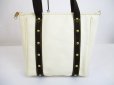 Photo2: LOUIS VUITTON Cup Canvas White Tote&Shoppers Bag Antigua Cabas MM #6457 (2)