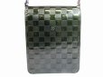 Photo2: LOUIS VUITTON Damier Verinis Patent Leather Green Shoulder Bag Club #6460 (2)