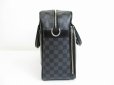 Photo3: LOUIS VUITTON Damier Graphite Leather Business Bag Breafcase w/Strap Icare #6465