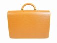 Photo2: LOUIS VUITTON Epi Leather Brown Briefcase Business Case Fermoir #6471 (2)