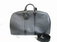 Photo1: LOUIS VUITTON Taiga Leather Ardoise Duffle&Gym Bag Kendal GM w/Strap #6472 (1)