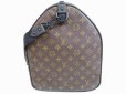 Photo4: LOUIS VUITTON Monogram Brown Waterproof Gym Bag Keepall 55 Bandouliere #6499