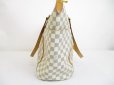 Photo3: LOUIS VUITTON Azur Leather White Tote&Shoppers Bag Purse Totally GM #6512