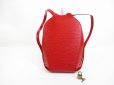 Photo1: LOUIS VUITTON Epi Leather Red Backpack Bag Purse Mabillon #6521 (1)