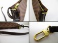 Photo7: LOUIS VUITTON Damier Leather Brown Accessories Pouch Pochette #6528