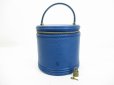 Photo1: LOUIS VUITTON Epi Leather Blue Hand Bag Cosmetic Bag Cannes #6538 (1)