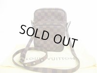 LOUIS VUITTON Specal Order Damier Leather Brown Crossbody Bag Amazon #6577