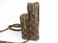 Photo4: LOUIS VUITTON Specal Order Damier Leather Brown Crossbody Bag Amazon #6577