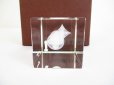 Photo4: LOUIS VUITTON Monogram Crystal Paper Weight Mint Condition #6588