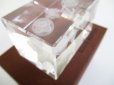 Photo5: LOUIS VUITTON Monogram Crystal Paper Weight Mint Condition #6588