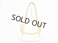 LOUIS VUITTON Vernis Patent Leather White Shoulder Bag Biscayne Bay PM #6605