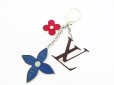 Photo1: LOUIS VUITTON Tricolor Bag Charm Key Holder Sac Fleures du Epi #6609 (1)