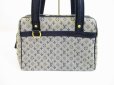 Photo2: LOUIS VUITTON Monogram Mini Canvas Blue Hand Bag Purse Josephine PM #6628 (2)