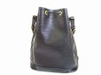 Photo2: LOUIS VUITTON Epi Leather Black Shoulder Bag Purse Noe #6633 (2)
