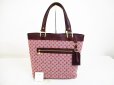 Photo1: LOUIS VUITTON Monogram Mini Canvas Red Tote&Shoppers Bag Lucille GM #6635 (1)