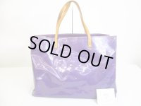 LOUIS VUITTON Vernis Purple Patent Leather Tote&Shoppers Bag Reade GM #6666