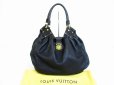 Photo1: LOUIS VUITTON Mahina Leather Black Tote&Shoppers Bag Purse XL #6691 (1)