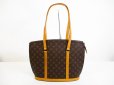 Photo1: LOUIS VUITTON Monogram Leather Brown Tote&Shoppers Bag Babylone #6748 (1)