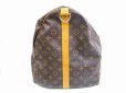 Photo3: LOUIS VUITTON Monogram Leather Brown Duffle&Gym Bag Keepall 60 Bandouliere #6754